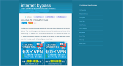 Desktop Screenshot of internetbypass.com