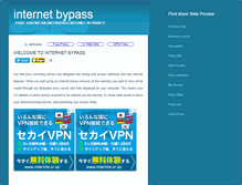 Tablet Screenshot of internetbypass.com